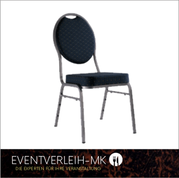 Bankettstuhl - POLSTER DUNKELBLAU / ANTHRAZIT